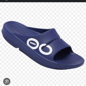 OOFOS Men's Blue Sandals
